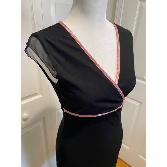 Vtg Y2K Ruby Rox Womens Mesh Babydoll Midi Dress Size S Whimsigoth HOCO Coquette - Picture 5 of 16